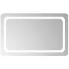 vidaXL LED-Badspiegel 80x50 cm
