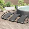 vidaXL Gebogene Solar-Heizpaneele für Pool 3 Stk. 110x65 cm
