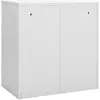 vidaXL, Aktenschrank, Gavonetta (mit 4 Schliessfächern (2 Stück)) (90 ...
