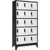 vidaXL, Aktenschrank, Rey (Mit 15 Schliessfächern) (90 x 40 x 180 cm)