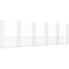 vidaXL Gabionenkorb U-Form mit 6 Säulen Eisen 620x20x200 cm