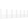 vidaXL Gabionenkorb U-Form mit 7 Säulen Eisen 740x20x200 cm