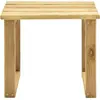 vidaXL Tisch für Sonnenliege 30x30x26 cm Imprägniertes Kiefernholz