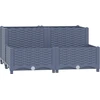 vidaXL Hochbeet 80x80x38 cm Polypropylen