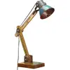 vidaXL Schreibtischlampe Industrie-Stil Mehrfarbig Rund 23x18x95cm E27