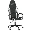 vidaXL Gaming-Stuhl mit Massagefunktion Schwarz und Weiß Kunstleder
