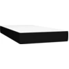 vidaXL Taschenfederkernmatratze Mittel Schwarz 80x200x20 cm Stoff