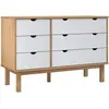 vidaXL, Kommode + Sideboard, Xarenas (111 x 111 x 73.50 cm)