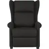 vidaXL Massagesessel Schwarz Stoff