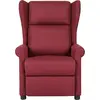 vidaXL Massagesessel Weinrot Stoff