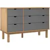 vidaXL, Kommode + Sideboard, Xarenas (111 x 39.50 x 73.50 cm)