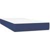 vidaXL Taschenfederkernmatratze Mittel Blau 90x200x20 cm Stoff