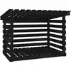 vidaXL Kaminholzregal Schwarz 108x73x79 cm Massivholz Kiefer