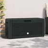 vidaXL Gartentruhe Anthrazit 119x48x60 cm Polypropylen