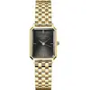 Rosefield Octagon XS Schwarzgold Damenuhr