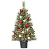 Black Box Trees Kunstlicher Weihnachtsbaum im Topf, frostig gruen mit ...
