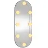 vidaXL, Spiegel, Fameles (mit LED) (20 x 50 cm)