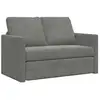 vidaXL 2-Sitzer Wandelsofa im modernen Design mit Metall- und Holzrahm...