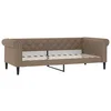 vidaXL Bett Tagesbett Cappuccino-Braun 100x200 cm Kunstleder