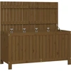 vidaXL Gartentruhe Honigbraun 121x55x64 cm Massivholz Kiefer