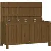 vidaXL Gartentruhe Honigbraun 115x49x60 cm Massivholz Kiefer