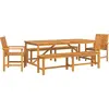 vidaXL Garten Essgruppe 5 Stk. Braun Massivholz Akazie