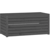 vidaXL Gartenbox Grau 101x50,5x46,5 cm Massivholz Kiefer