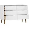 vidaXL, Kommode + Sideboard, Jazonia (113 x 40 x 80 cm)