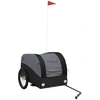 vidaXL Fahrradanhänger Schwarz 45 kg Eisen