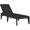 vidaXL Sonnenliege Anthrazit 186x60x29 cm PP
