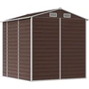 vidaXL Gartenhaus Braun 191 x 215 x 198 cm Verzinkter Stahl