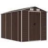 vidaXL Gartenhaus Braun 191 x 300 x 198 cm Verzinkter Stahl