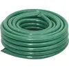 vidaXL Gartenschlauch mit Kupplung-Set Grün 0,75" 50 m PVC