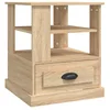 vidaXL Beistelltisch Beistelltisch Sonoma-Eiche 50x50x60 cm Holzwerkst...