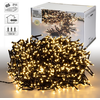 DoaBuy ECD Germany LED Büschel Lichterkette 22m mit 3000 LEDs Warmweiß...