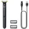 Philips Norelco OneBlade QP1424/10, Folienschaber, Anthrazit, Akku, 30...