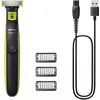 Philips Norelco OneBlade QP2724/10, Folienschaber, Grau, Limette, Batt...