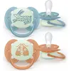 Philips Avent, Nuggi, Ultra soft für die Nacht (2x, 18 Monate)