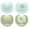 Philips Avent, Nuggi, Ultra Soft Tag und Nacht (4x, 0 - 6 Monate)