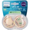 Philips Avent Schnuller +0m Air Nacht/Tag 2 ct