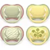 Philips Avent, Nuggi, Pacifier SCF349/55 ultra air (4x)