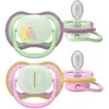 Philips Avent 2er-Pack Schnuller ultra air Nighttime, 6-18M