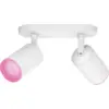 Philips Hue Fugato Aufbauspot White & Color - Weiß - 2 Spots