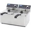 Maxima - Gastro Fritteuse - 2 x 8 l - 2 Körbe - Bis zu 2,8 kg Pommes F...