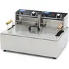 Maxima - Gastro Fritteuse - 15 l - 1 Korb - Bis zu 3 kg Pommes