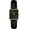 ROSEFIELD Damenuhr Boxy XS Black Black Leather Gold QBBLG-Q53