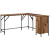 vidaXL Schreibtisch Altholz Holzwerkstoff 141 x 141 x 75 cm