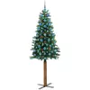 vidaXL, Weihnachtsbaum, Fenja (mit 120 blauen Bällen) (210 cm)