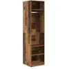 vidaXL, Kleiderschrank, Dorcoles (3 Regale) (50 x 50 x 200 cm)