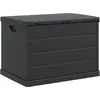 vidaXL Gartenlagerbox Kunststoff 77,5 x 54,5 x 53 cm Anthrazit